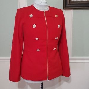Military style Red Jacket